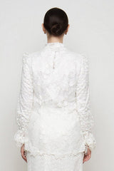 Rarasati Kebaya Top in Broken White