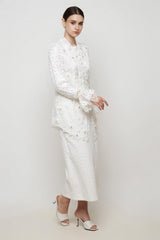 Rarasati Kebaya Top in Broken White