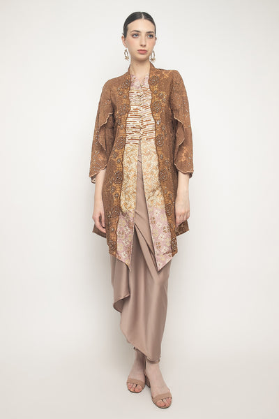 Renjana Tunic Top in Terracota