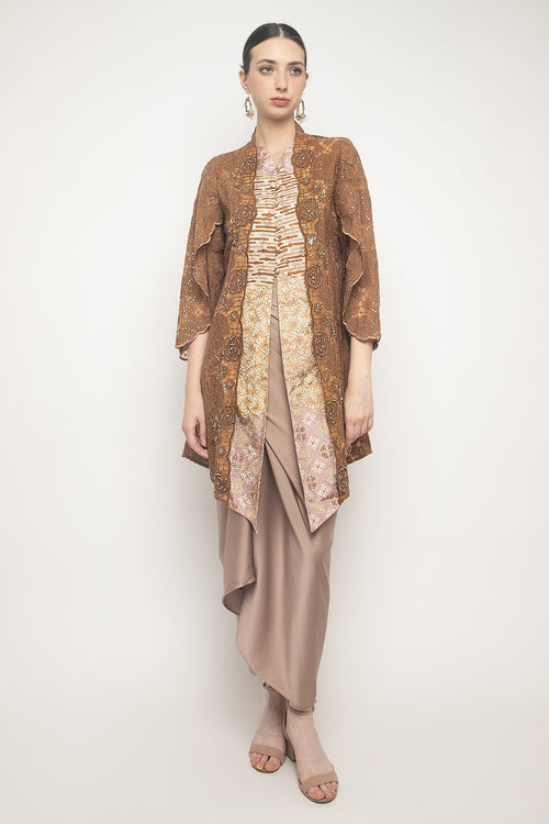 Renjana Tunic Top in Terracota