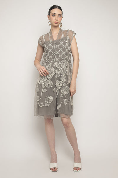 Esme Dress in Grey