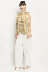 Gilia Top in Nude Lime