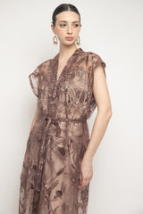 Ignira Vest Top in Brown