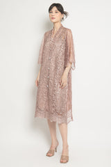 Keisha Dress in Rose Gold