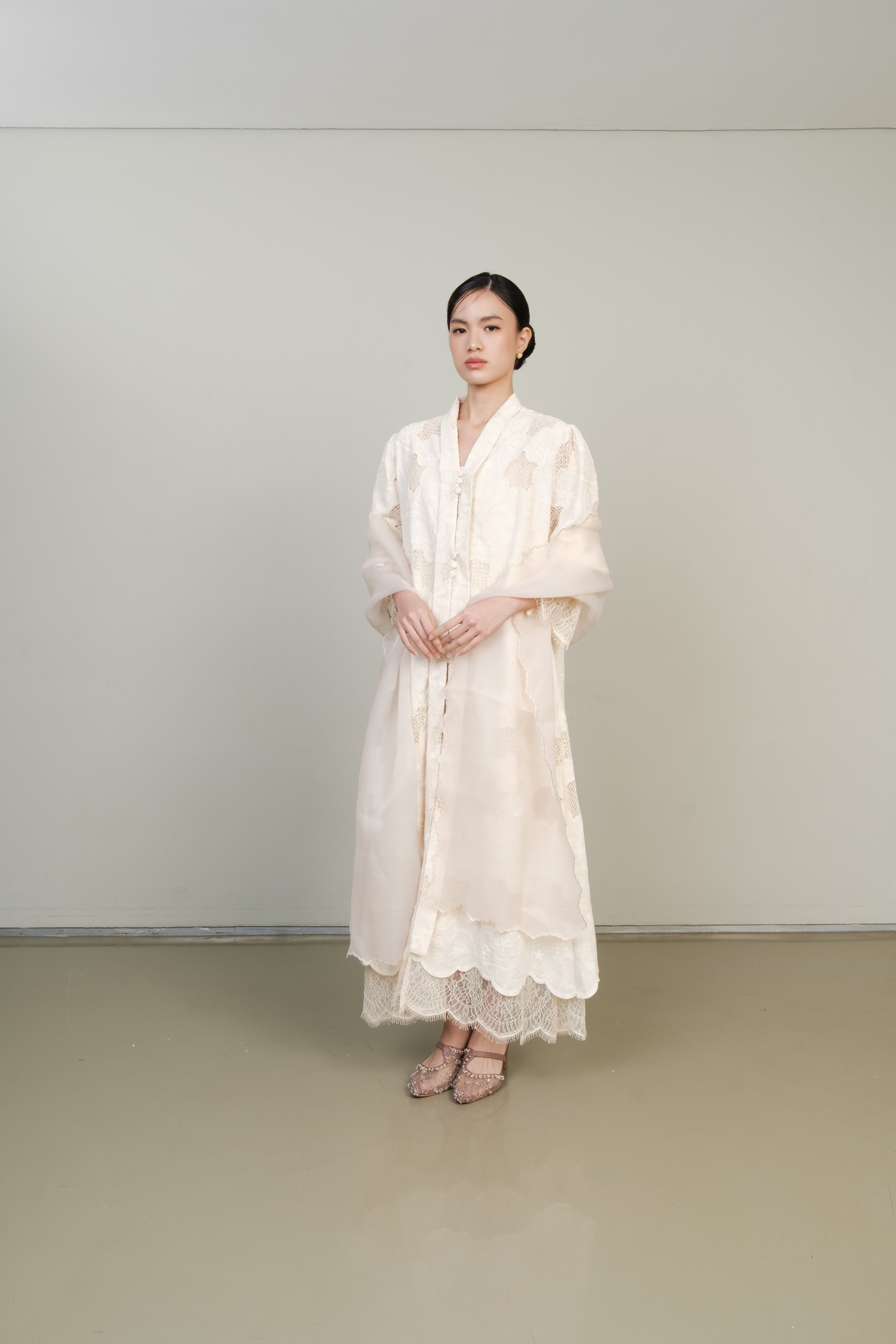Malika Dress in Cream