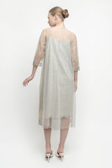 Kinara Chantily Dress Nude Sage