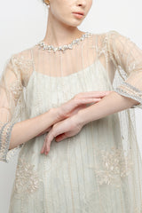 Kinara Chantily Dress Nude Sage