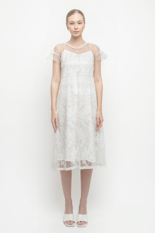 Amayra Dress in White
