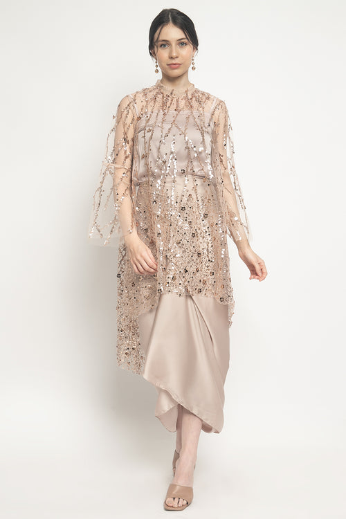 Celyn Tunic Top in Rose Gold