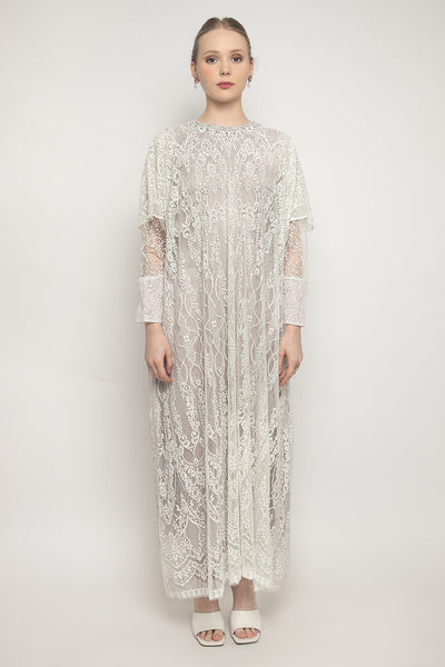 Eira Dress in Offwhite