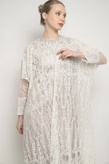 Eira Dress in Offwhite