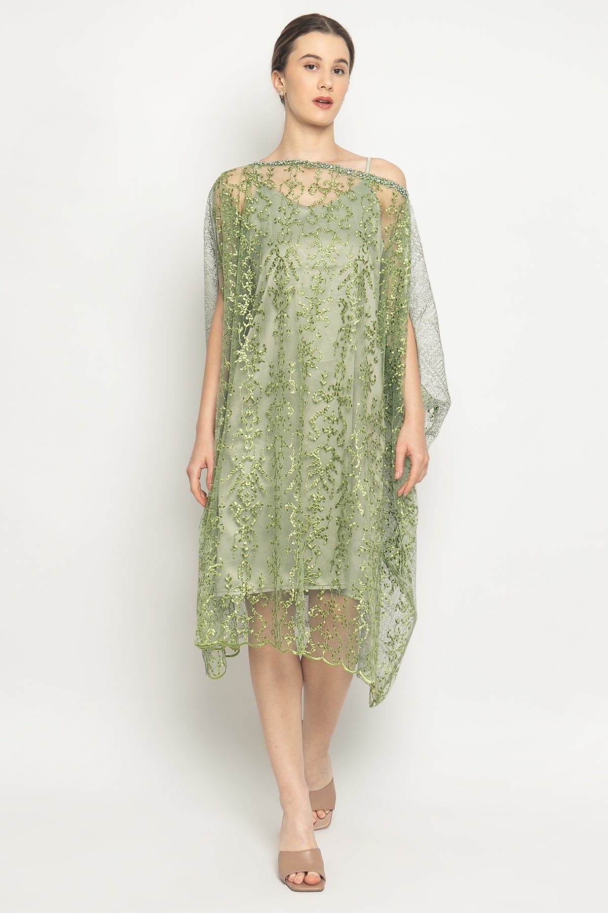 Jasmine Dress in Sage by NADE Attire Dresshaus - Main Image