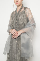 Freya Dress in Greyish Sage