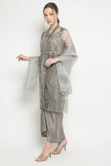 Freya Dress in Greyish Sage
