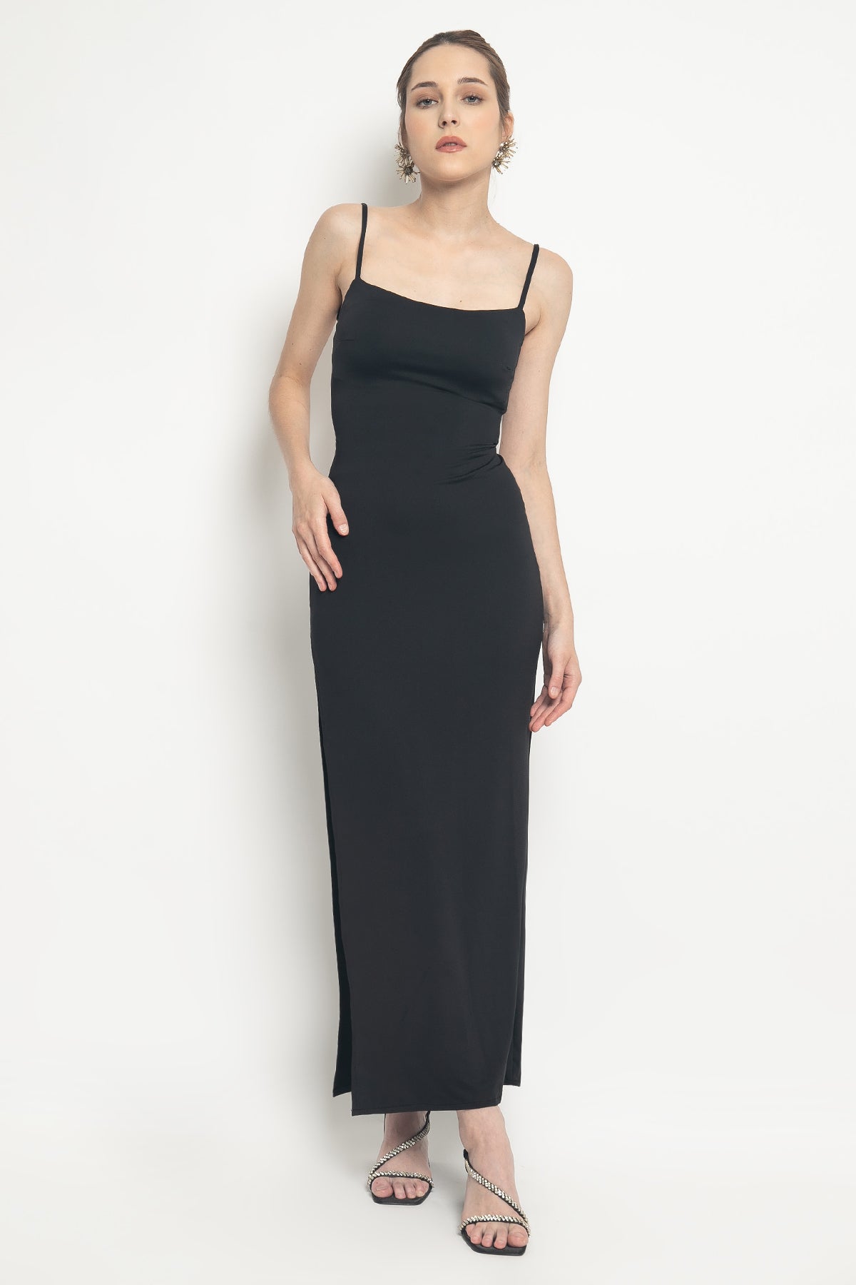 Ariel Dress in Black by Or Fin