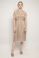 Arshaka Dress in Latte