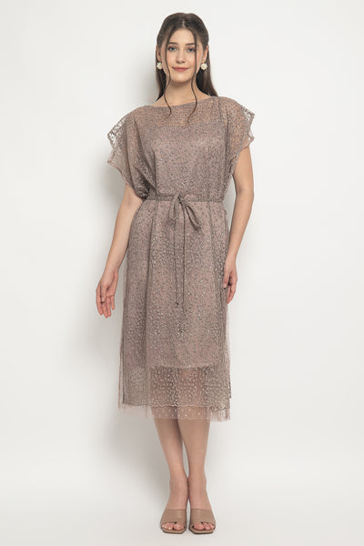 Serry Dress in Brown