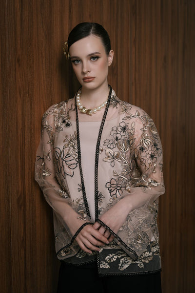Elva Outer Top in Gold