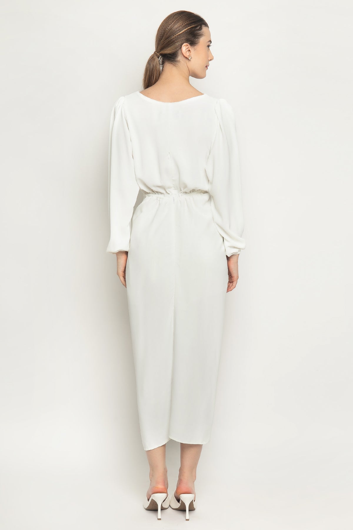 Margot Midi Dress In White