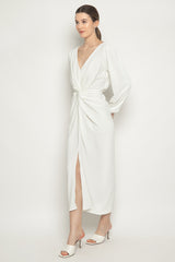 Margot Midi Dress In White