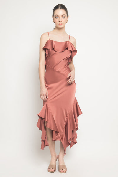 Tidal Dress In Blush
