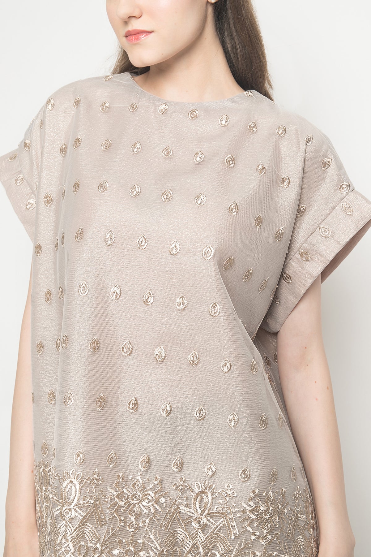 New Asha Top in Taupe Grey