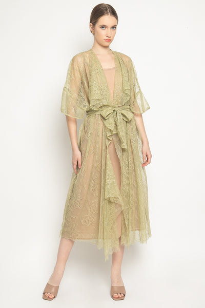Amari Outer Dress in Sage Green
