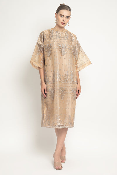 New Kalila Dress in Nude Gold