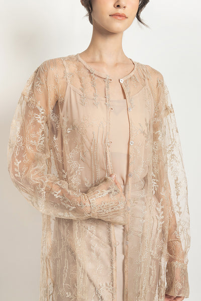 Rever Top in Nude