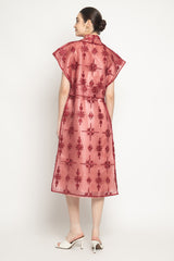 Rhea Outer Dress in Red