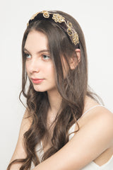 Aranka Headband in Brown