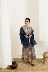 Jameela Dress in Navy