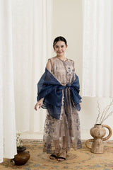 Jameela Dress in Navy