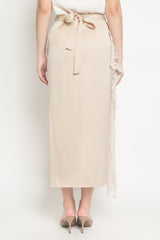 Creme Pohon Hayat Wrap Skirt