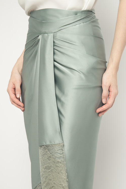 Lace Lilit Skirt in Sage