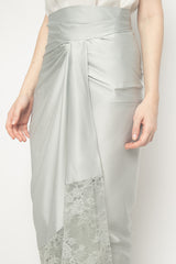 Lace Lilit Skirt in Silver Grey