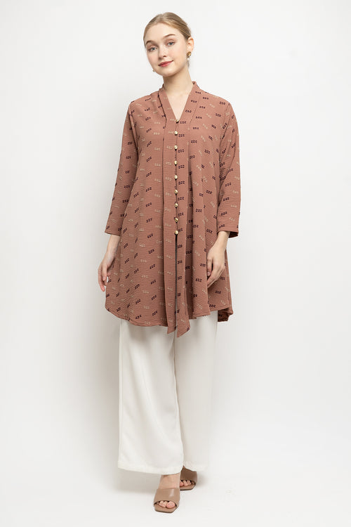 Anjani Kebaya Top in Dusty Pink