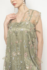 Renjani Dress in Sage