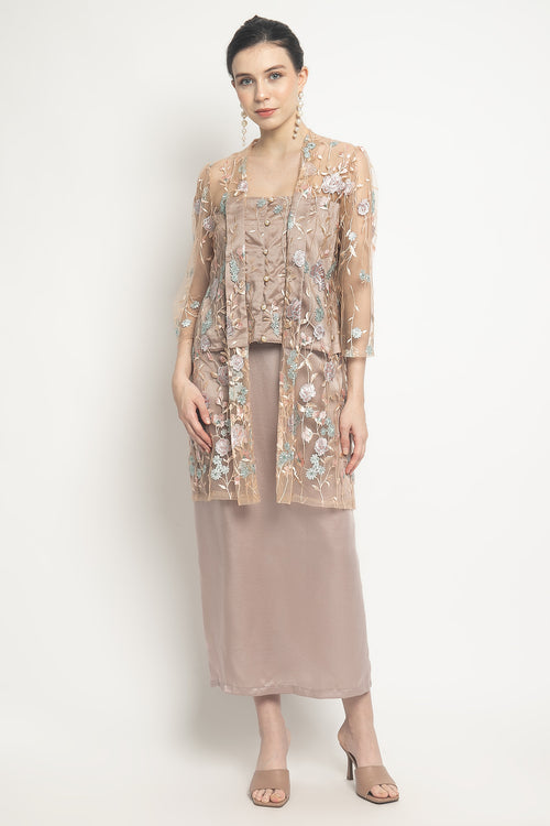 Puspa Kebaya Set in Cream