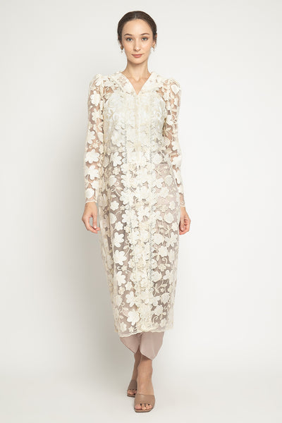 Hervie Kebaya Top in Ivory