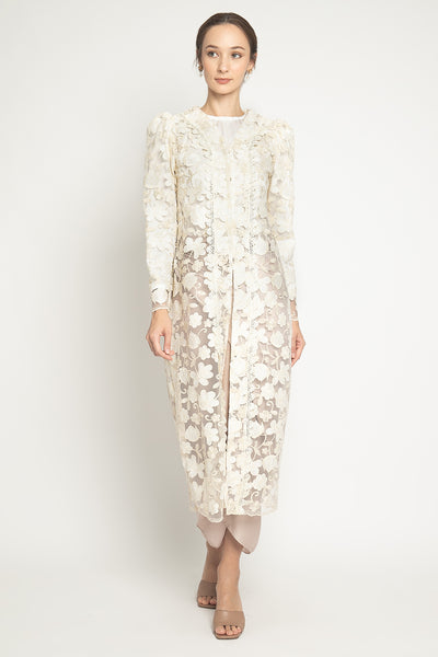 Hervie Kebaya Top in Ivory