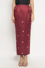 Lumiere Skirt in Maroon