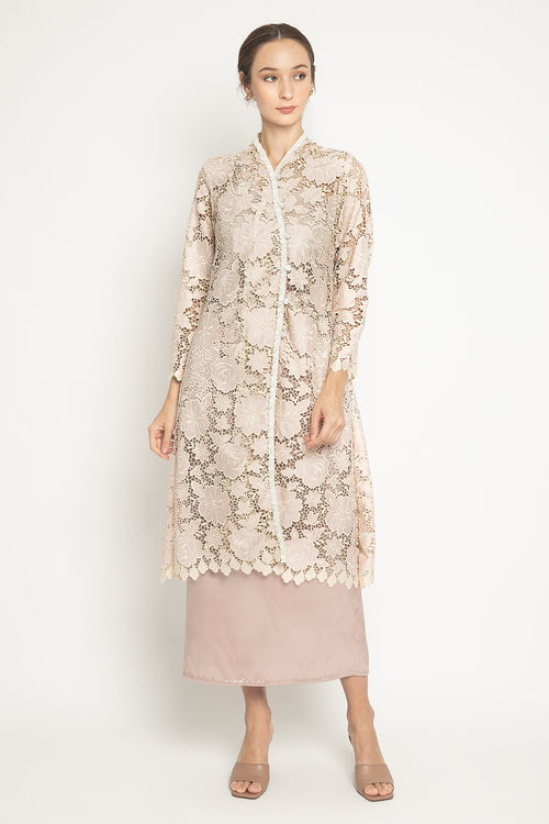 Shaina Kebaya Top in Champagne Pink