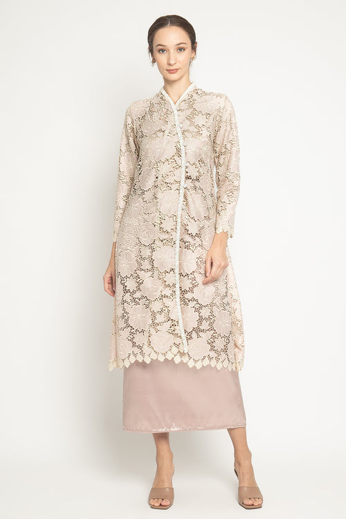 Shaina Kebaya Top in Champagne Pink