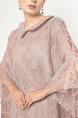 Sridevi Tunic Top in Pink Mauve