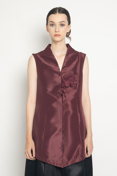 Gala Top No 7 in Maroon