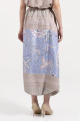 Nirmala Wrap Pants in Dusty Blue