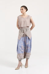 Nirmala Wrap Pants in Dusty Blue