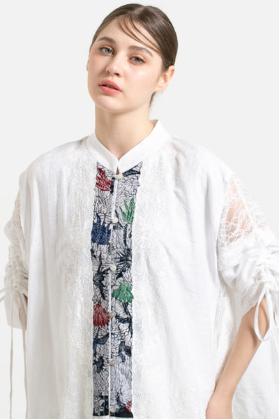 Adity Blouse in Broken White