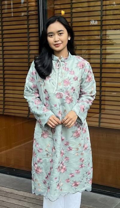 Praline Tunic Top in Green